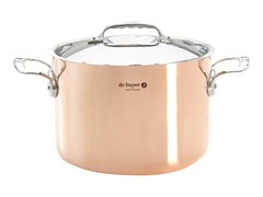 De Buyer Prima Matera Copper/Stainless Steel Pot 24cm High Induction Pot / 6243.24