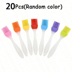 10Pc Silicone Basting Pastry Brush Set Perfect BBQ Baking Oil Brush Kitchen Tool