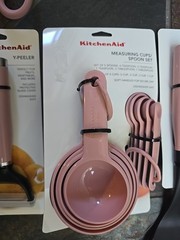 KITCHENAID (LOT OF 9) Kitchen Tools Utensils OHDRA *DRIED ROSE/PINK/MAUVE* New
