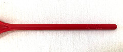 Vtg KOOL AID SPOON~Red Smiley Face Promotional 12″Stirring Mixer Plastic UTENSIL