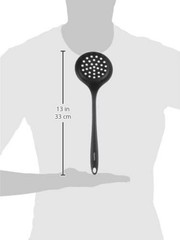 Cooking Utensil Set 5 Piece Silicone Nonstick Tongs Turner Spatula Skimmer Spoon