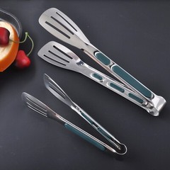 Stainless Steel Kitchen Tongs Food Serving Grill Multi Purpose Cooking Tongs US