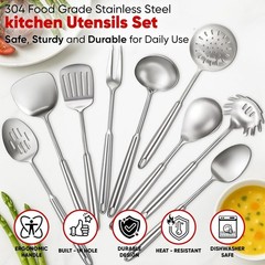 9-Piece Kitchen Accessories Set, Dishwasher Safe
