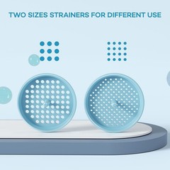 Wide Mouth Funnel Set with Strainers & 4 Spouts for Bottles Jars Canning