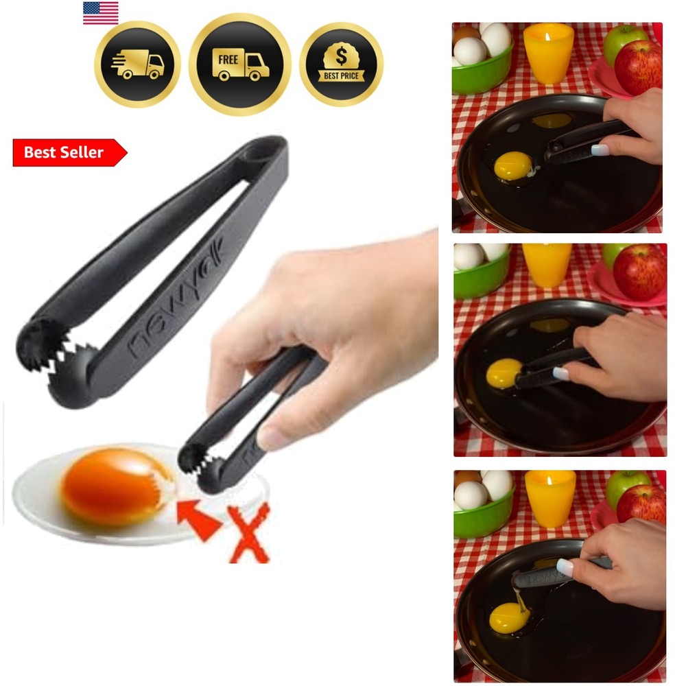 The Egg Tool. Engineered to instantly pick up that nasty glob of chalaza mem…