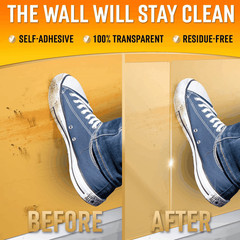 Wall Protector Sheets for Painted Wall. Clear Plastic Adhesive Film Stickers