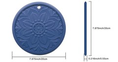 3Pcs Silicone Placemat Set Heat Resistant Bowl Cup Pot Mat Pads Table Decor Mat