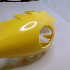 Melamine Kitchen Spatula Pasta Spoon Sunshine Yellow Utensil Unbranded ~Vintage~
