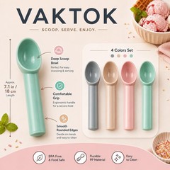 Long-Lived Plastic Ice Cream Scoops/Safe And Reliable Watermelon