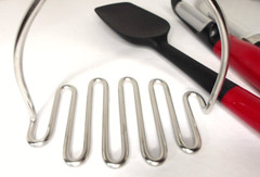 KitchenAid 6-Piece Set, Masher/Grater/Peeler/ 2 Turners/Scraper – Empire Red