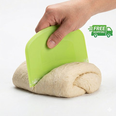 Plastic Dough Scraper Flexible Bowl Scraper Pastry Cutter Bread Baking Tool