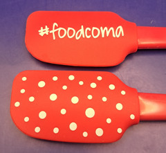 Farberware Soft Grips Heat Resistant Red Silicone Spatulas Gift Set of 2
