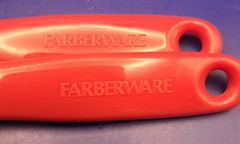 Farberware Soft Grips Heat Resistant Red Silicone Spatulas Gift Set of 2