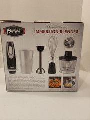 Parini Cookware 2-Speed Electric Immersion Blender 600 Watt 5 Pc