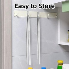 2 Pcs Kitchen Tweezer 12″ Straight & Round Tip Set Long Food Tongs Chef DIY Tool