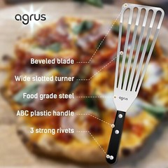 Spatula Stainless Steel Kitchen Utensils for Cooking Turner 13 inch