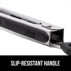 GORILLA GRIP Stainless Steel Bpa-Free Kitchen Tongs for Cooking, 7+9+12+14 Inch,