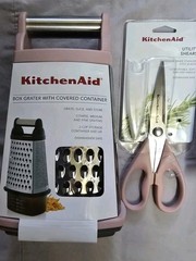 KITCHENAID (LOT OF 9) Kitchen Tools Utensils OHDRA *DRIED ROSE/PINK/MAUVE* New