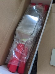 Dexter Russell Basic 31989 Square Edge 8 x 3″ Turner, Spatula Red Handle Qty-1