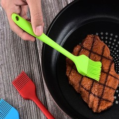 Silicone Oil brush, for BBQ Kitchen Cooking Baking and Grilling (4 PCS,Rose red)
