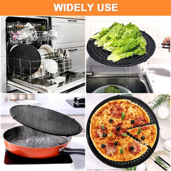 Splatter Screen for Frying Pan,Silicone Grease Splatter Guard, Heat-Resistant Sp