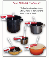 Automatic Pot Stirrer GEN 3- Variable Speed, Self-Adjusting, Powerful, Cordless