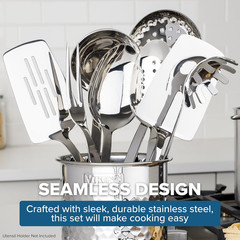 Viking Kitchen Utensils Set, 8 Piece Stainless Steel Cooking Utensil Set, Includ