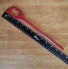 Vtg Stirring Spoon Risotto Scraper Melamine Ware Red Cottagecore