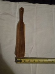 5PCS Wooden Spurtles Set, Non-Stick Natural teak Wood Spatulas Comes With Apron