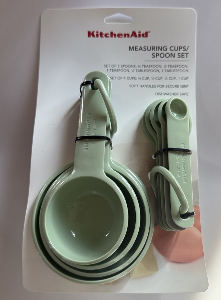 Kitchenaid Pistachio Measuring Cups & Spoons KQ475OHPIA