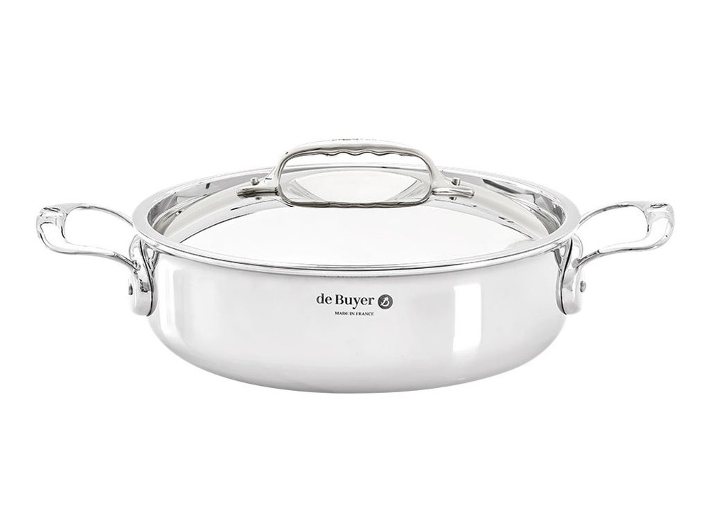 De Buyer Affinity Low Pot with Lid 24cm Pot / Pan DB3741-24