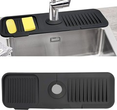 Sink Splash Guard Silicone Sink Faucet Mat Sink Accessories Faucet Absorbent Mat