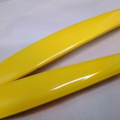 Melamine Kitchen Spatula Pasta Spoon Sunshine Yellow Utensil Unbranded ~Vintage~