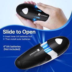 Electric Can Opener, Opener for Seniors, Suitable Any Size L, Black