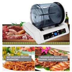 Desktop Vacuum Brining Machine Tumbler Meat Briner Compact Unit 220V