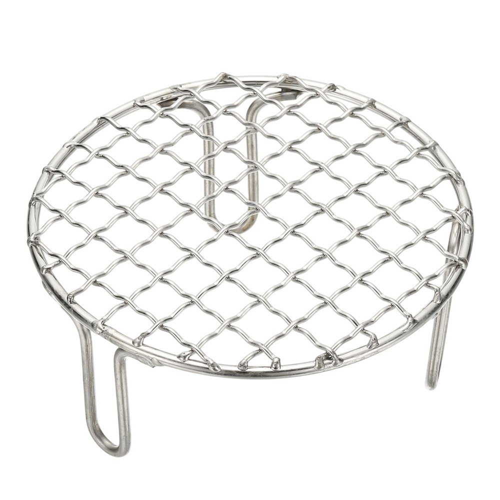5 Inch Round Cooking Rack Stainless Steel BBQ Grill Baking Rack with Legs