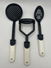 VTG EKCO Heat Resistant Lot of 3 Kitchen Utensils 10-14” Long Thialand/China USA