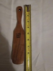 5PCS Wooden Spurtles Set, Non-Stick Natural teak Wood Spatulas Comes With Apron