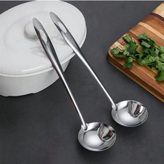 Stainless Steel Oil Separator Soup Ladle, Kitchen Fat Skimmer – Grease Strainer