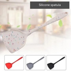 Silicone Wok Spatulas Non Stick Heat Resistant Spatula Set Kitchen Cooking Ut…