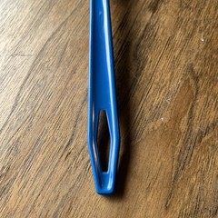 Unbranded Blue Nylon Slotted Cooking Serving Spoon 11 Inch Retro Vintage Kitchen