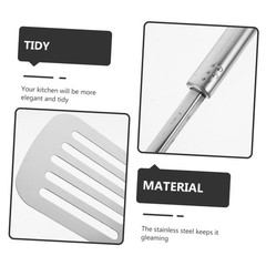 Stainless Steel Hollow Long Handle Heat Stainless Steel Spatula Turner Kitchen