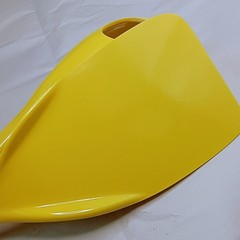 Melamine Kitchen Spatula Pasta Spoon Sunshine Yellow Utensil Unbranded ~Vintage~