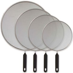 4 U.S. Kitchen Supply Splatter Screens, 13″, 11.5″, 10″ & 8″, Stainless Steel