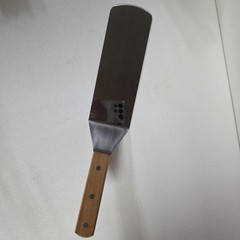 Unbranded SS Turner Spatula Large 8″ Total length includes Wood Handle 14.5″ NOS