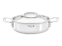 De Buyer Affinity Low Pot with Lid 20cm Pot / Pan 3741.20