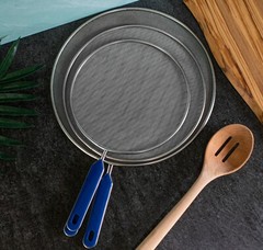 Stainless Steel Splatter Screen Guard Set of 3 – 8″, 10″ and 11″ Cooking Shield 