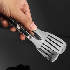 Stainless Steel Steak Clamp Food Bread Meat Clip Tongs BBQ Kitchen Cooking Tools