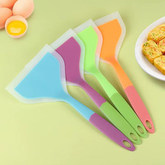 Non-Stick Pan Special Spatula Silica Gel Frying Pan Spatula Wide Surface Silica