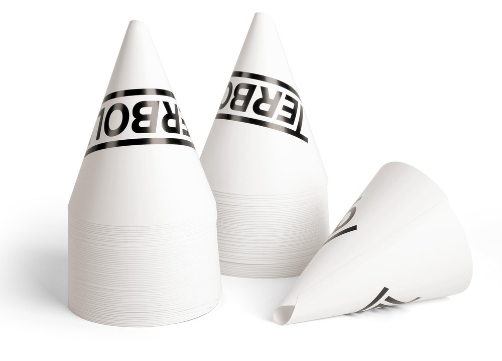 100pcs Disposable Paper Funnels for Motor Oil, Windshield Fluid, 10oz White